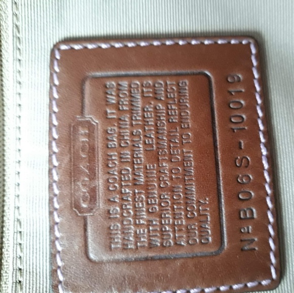 Coach Patch Work Handbag Purse Leather #B06S-10019 - Picture 3 of 8